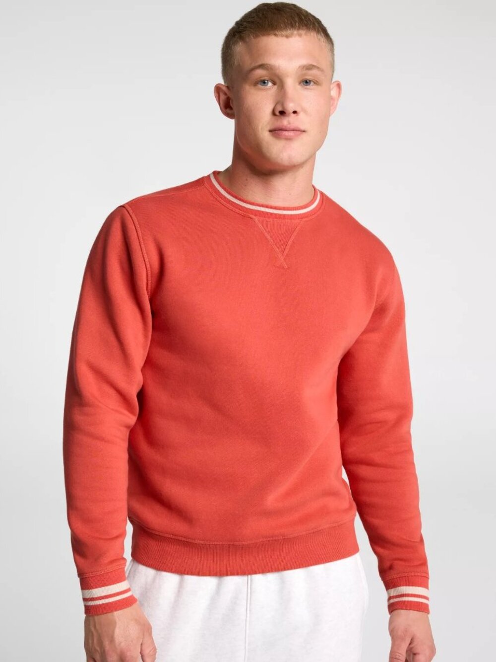 DSG Men's Classic Fleece Sweatshirt -  Color: Light Red